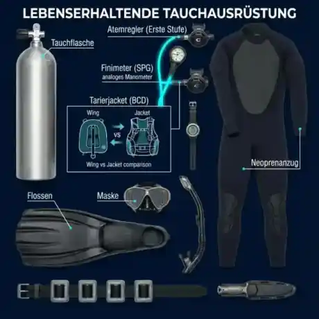 Komplette Ausrüstungsübersicht